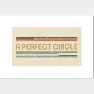 A Perfect Circle Retro Lines Posters and Art